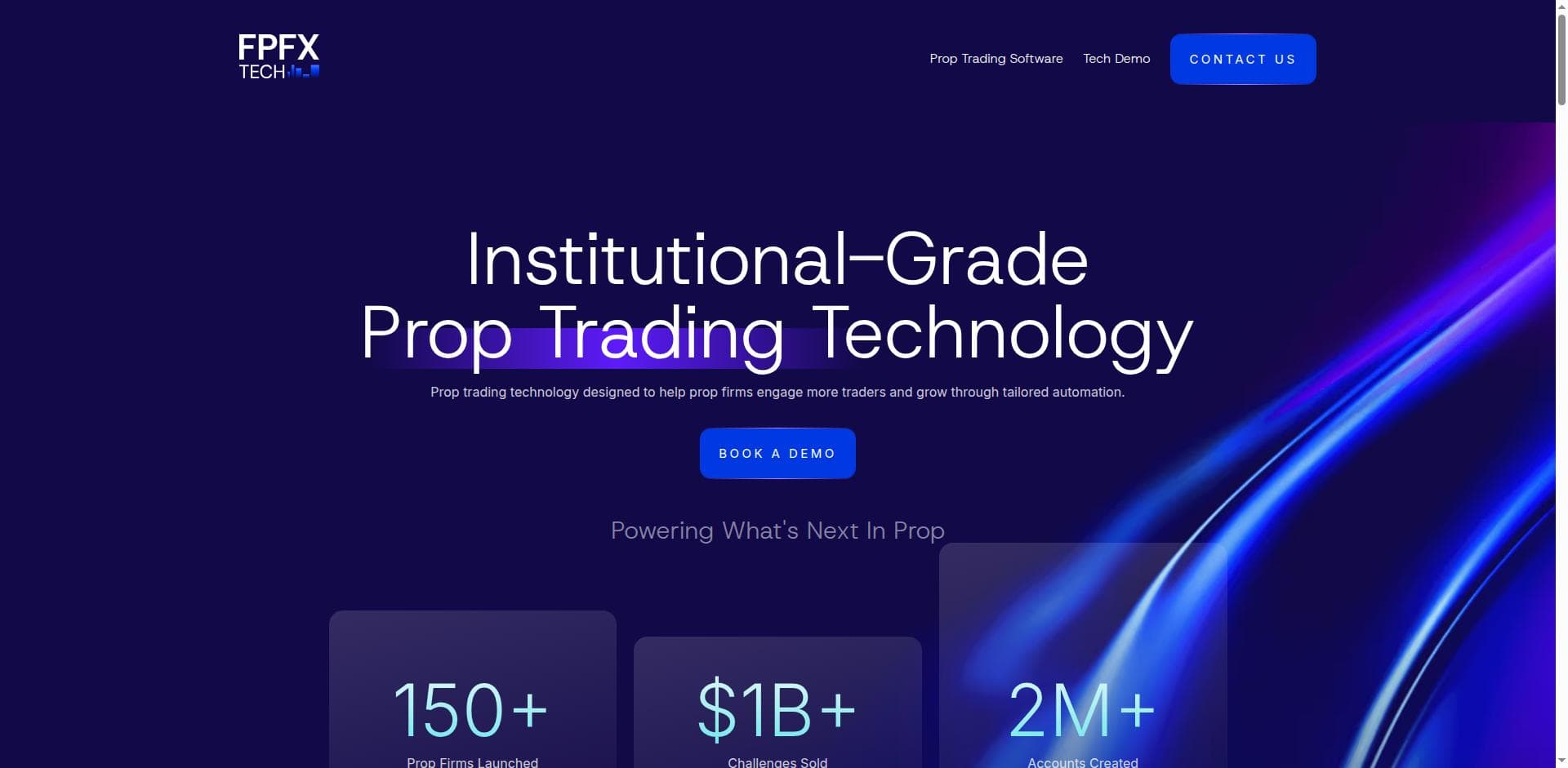 FPFX Tech website homepage