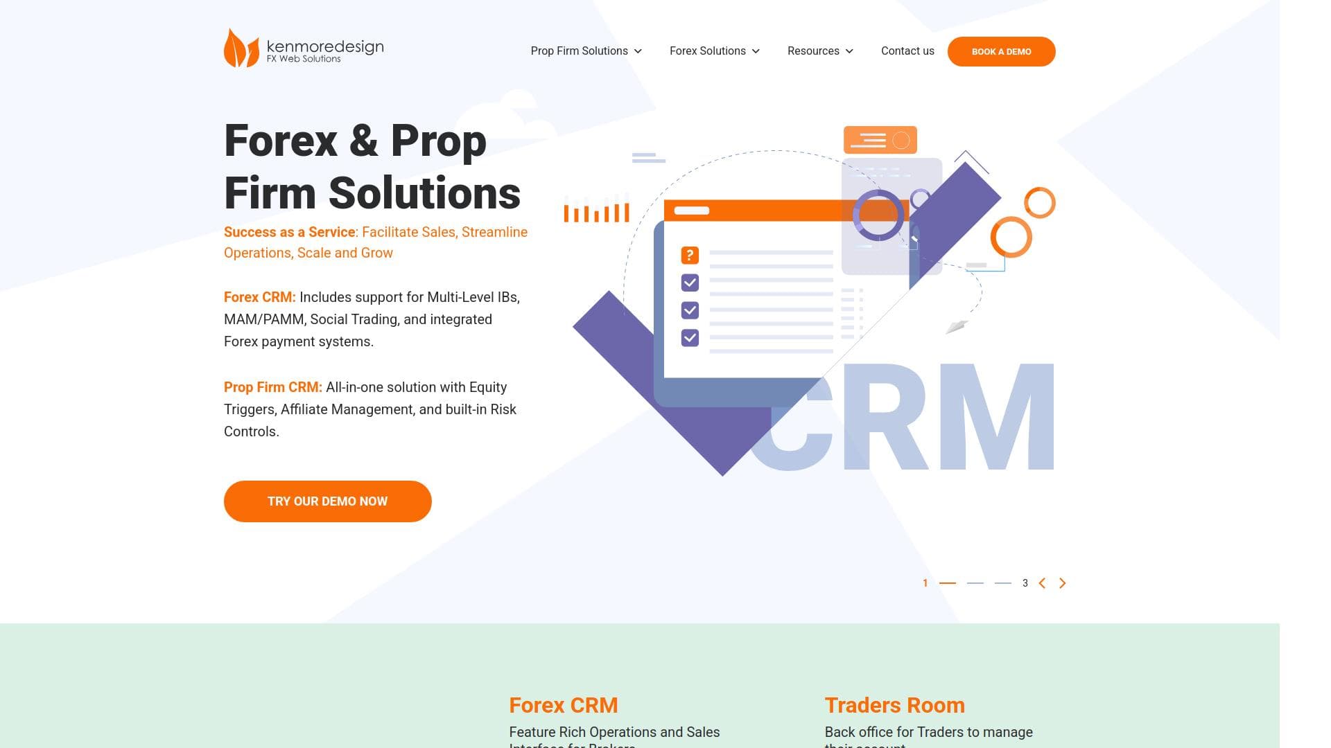 Kenmore Design website homepage