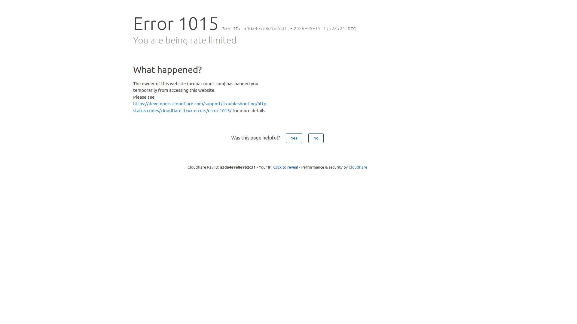 PropAccount website homepage