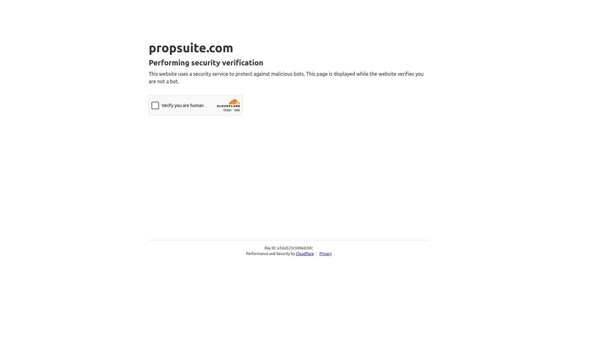PropSuite website homepage