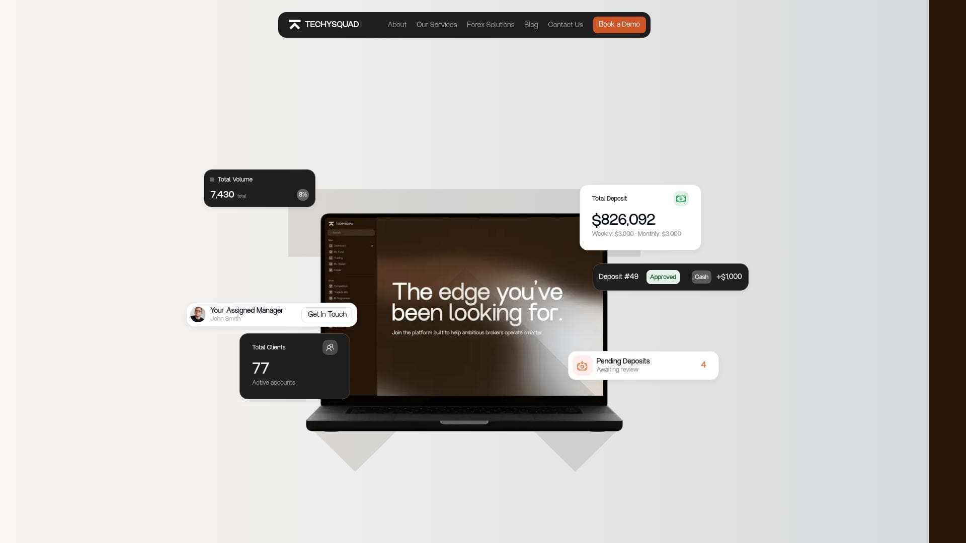 Techysquad website homepage